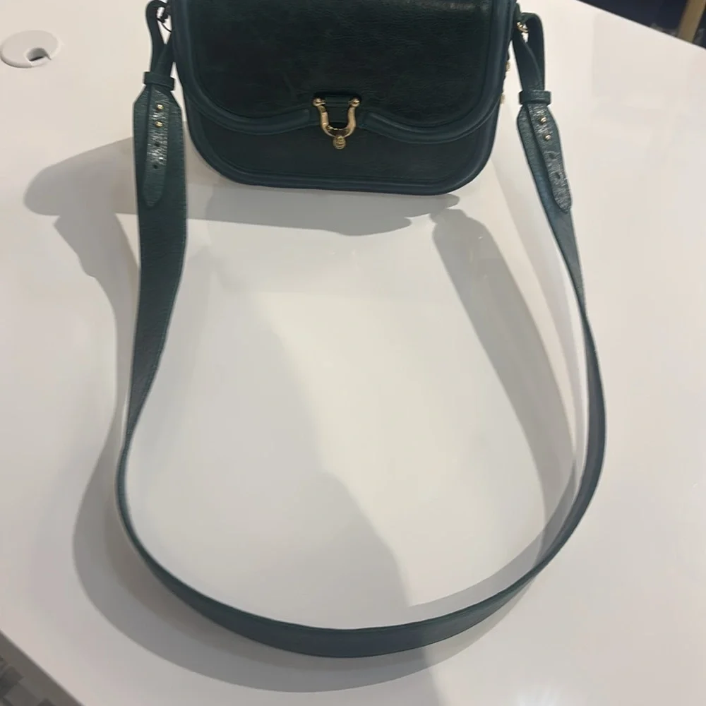 Claris Virot Jade Green Leather Manon Bag - Picture 4 of 6